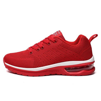 Гореща разпродажба червени въздушни маратонки за мъже, жени с дишаща възглавница, спортни обувки за ходене, мъже, двойки, спортни обувки за бягане по пътека