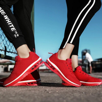 Hot sale Red Air Running Sneakers για Ανδρικά Γυναικεία Αναπνεύσιμα μαξιλάρια Walking Αθλητικά Παπούτσια Ανδρικά ζευγάρια Trail Running Αθλητικά παπούτσια