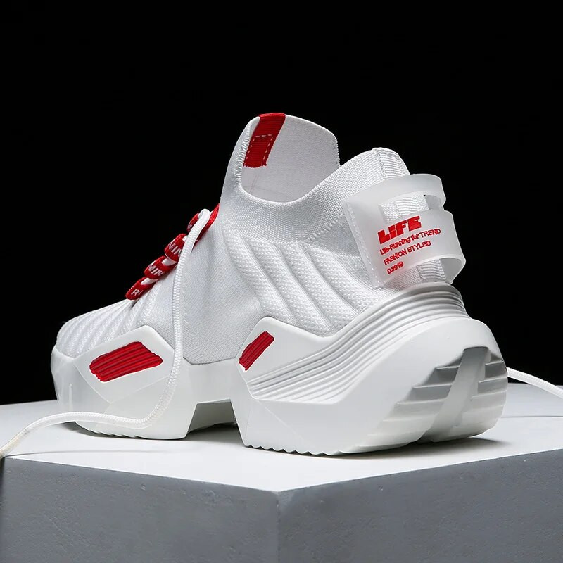 Niske prozračne zdepaste tenisice velike sportske muške cipele na platformu Visokokvalitetne ljetne Zapatillas cipele protiv klizanja