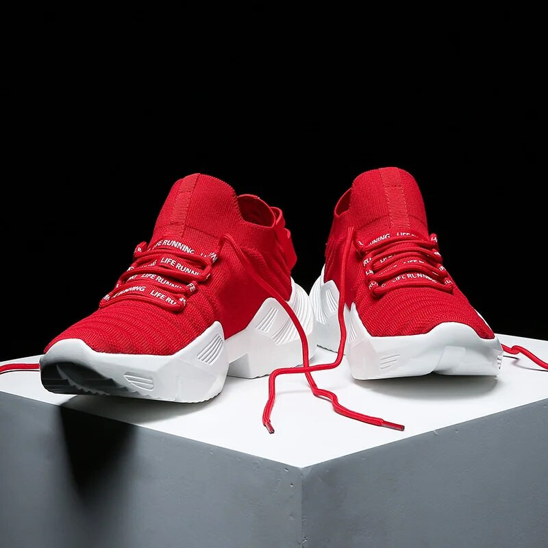 Niske prozračne zdepaste tenisice velike sportske muške cipele na platformu Visokokvalitetne ljetne Zapatillas cipele protiv klizanja