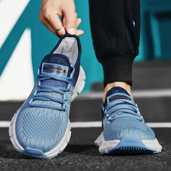 Модни външни мъжки обувки за бягане Леки спортни обувки за джогинг Мъжки маратонки Дишащи ежедневни обувки Мрежести удобни Zapatos
