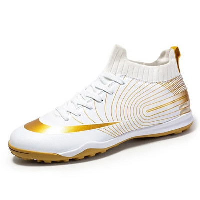 Vyriški futbolo avalynė Profesionalūs Unisex Futbolo Batai Kulkšnies Futbolo Batai Apkabos Žolės Treniruočių sportbačiai Futsal Profesionalūs Neslystantis Minkštas