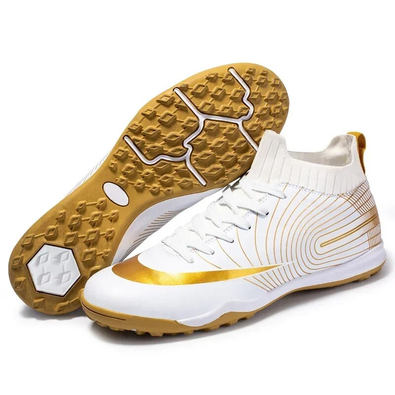 Vyriški futbolo avalynė Profesionalūs Unisex Futbolo Batai Kulkšnies Futbolo Batai Apkabos Žolės Treniruočių sportbačiai Futsal Profesionalūs Neslystantis Minkštas