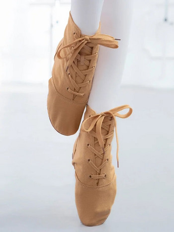 Танцови ботуши за деца Възрастни момчета Мъжки обувки за танци с мека гумена подметка Дамски джаз салса бални балетни танцови обувки Дамски обувки EU30-45