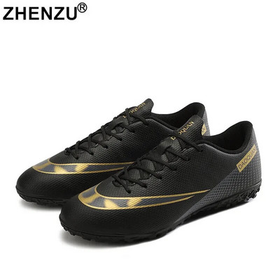 ZHENZU Размер 32-47 Футболни обувки Детски момчета Футболни обувки Outdoor AG/TF Свръхлеки футболни бутонки Маратонки