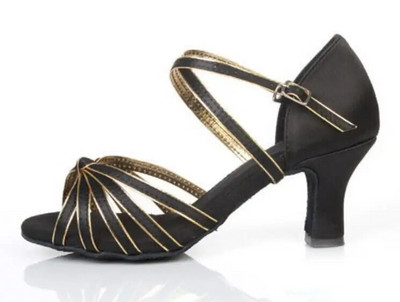 Ballroom Salsa Samba Party Tango Naiste Ladina tantsujalatsid Tossud Professionaalsed tantsukingad naistele Tüdrukutele 5/7cm Pehme A02D