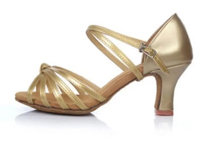 Ballroom Salsa Samba Party Tango Naiste Ladina tantsujalatsid Tossud Professionaalsed tantsukingad naistele Tüdrukutele 5/7cm Pehme A02D