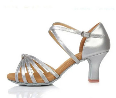 Ballroom Salsa Samba Party Tango Naiste Ladina tantsujalatsid Tossud Professionaalsed tantsukingad naistele Tüdrukutele 5/7cm Pehme A02D