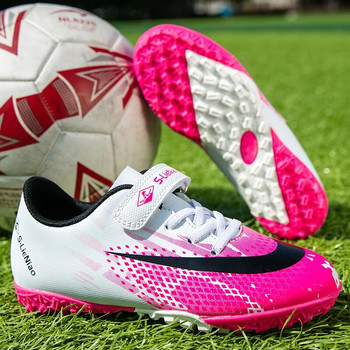Футболни обувки Детски футболни обувки TF Бутони Тренировка на трева Спортни обувки Тренд маратонки за момчета Chaussures De Football
