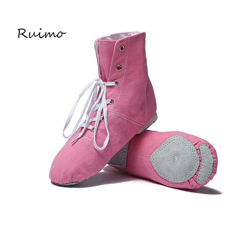 Tanečné topánky pre dievčatá, vysoké, dospelé a deti, plátené jazzové topánky, nové cvičebné topánky s mäkkým podpätkom, tanečné topánky, baletné topánky pre ženy, moderné