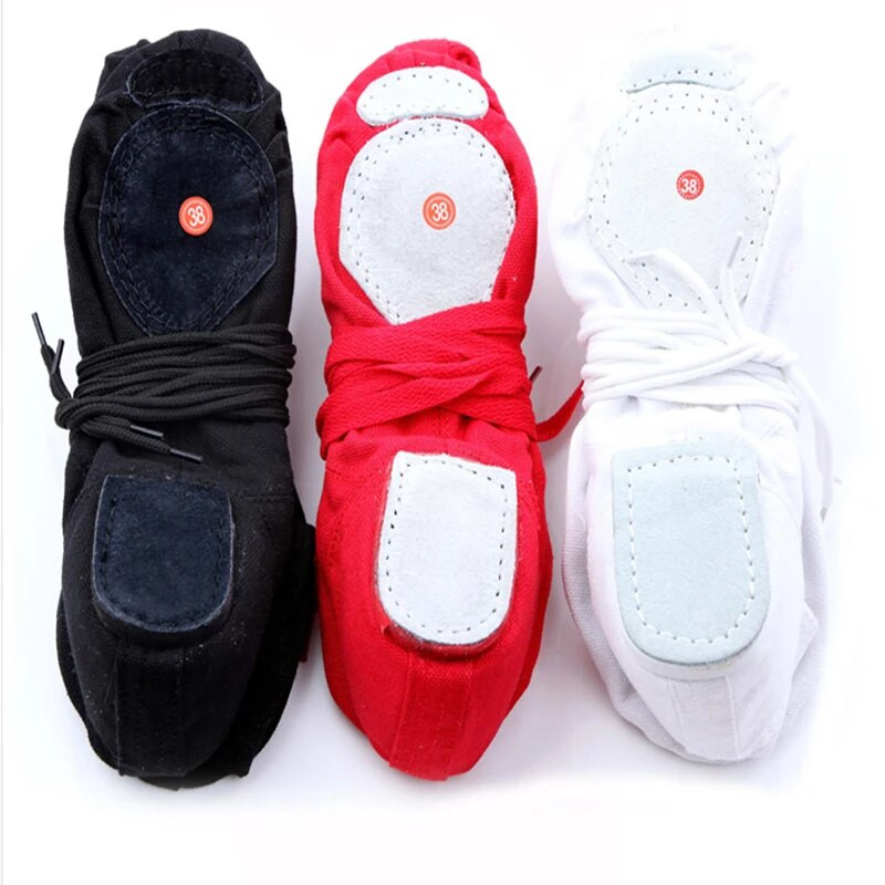 Tanečné topánky pre dievčatá, vysoké, dospelé a deti, plátené jazzové topánky, nové cvičebné topánky s mäkkým podpätkom, tanečné topánky, baletné topánky pre ženy, moderné