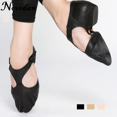 Професионални кожени обувки за сандали за джаз танци за учители Обувки за сандали за учители Обувки за джаз танци