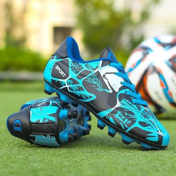 Евтини детски футболни обувки с дълги шипове, неплъзгащи се обувки за трева, момчета, оригинални футболни обувки на обществото, безплатна доставка