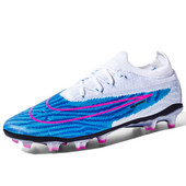 Pantofi de fotbal profesioniști, ușori, anti-alunecare, pentru bărbați, cizme de fotbal moi TF/FG, pantofi de antrenament pentru iarbă, încălțăminte pentru sport în aer liber