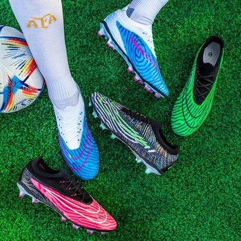 Мъжки професионални леки нехлъзгащи се футболни обувки Меки TF/FG футболни обувки Щипки Маратонки за тренировка на трева Спортни обувки на открито