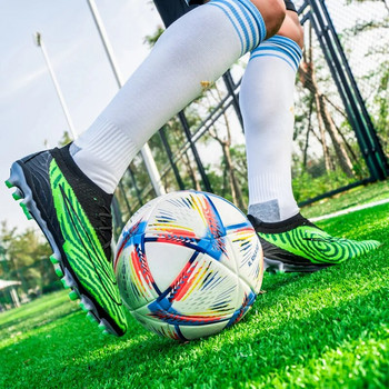 Ανδρικά επαγγελματικά ελαφριά αντιολισθητικά παπούτσια ποδοσφαίρου Μαλακά TF/FG μποτάκια ποδοσφαίρου με σίτες Αθλητικά αθλητικά παπούτσια για εξωτερικό χώρο