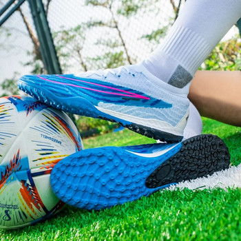 Мъжки професионални леки нехлъзгащи се футболни обувки Меки TF/FG футболни обувки Щипки Маратонки за тренировка на трева Спортни обувки на открито