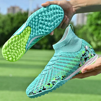 Външни футболни обувки Мъжки футболни обувки за професионална тренировка Drop Shipping Свръхлеки нехлъзгащи се горещо продавани висококачествена трева