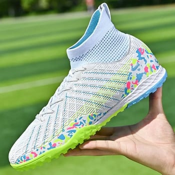 Външни футболни обувки Мъжки футболни обувки за професионална тренировка Drop Shipping Свръхлеки нехлъзгащи се горещо продавани висококачествена трева