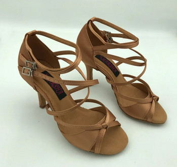 Нова мода, професионални дамски обувки за латино танци, бални обувки за салса, обувки за танго, парти и сватбени обувки 6209DTN безплатна доставка