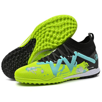 Outdoor Cleats FG/TF Jalgpallijalatsid Selts Meeste Jalgpallisaapad Muru Libisemisvastane Treening Futsal Tossud Laste Spordijalatsid