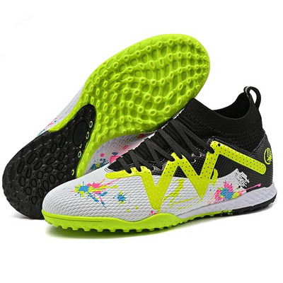 Outdoor Cleats FG/TF Jalgpallijalatsid Selts Meeste Jalgpallisaapad Muru Libisemisvastane Treening Futsal Tossud Laste Spordijalatsid