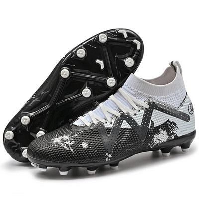 Outdoor Cleats FG/TF Jalgpallijalatsid Selts Meeste Jalgpallisaapad Muru Libisemisvastane Treening Futsal Tossud Laste Spordijalatsid