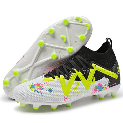 Outdoor Cleats FG/TF Jalgpallijalatsid Selts Meeste Jalgpallisaapad Muru Libisemisvastane Treening Futsal Tossud Laste Spordijalatsid