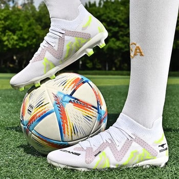 AG/TF Професионални футболни обувки Мъжки футболни обувки с ниска горна част Детски футболни маратонки против плъзгане Тренировка на трева Мъжки ботуши