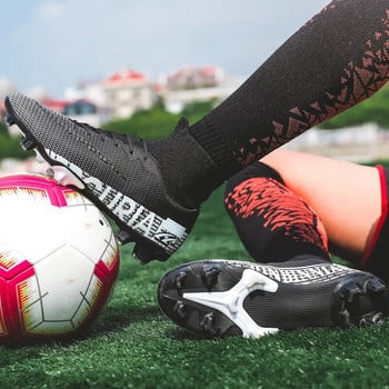 Ανδρικά μακρυά μποτάκια ποδοσφαίρου ποδοσφαίρου για ενήλικες FG/TF Παιδικά αντιολισθητικά παπούτσια ποδοσφαίρου ψηλά στον αστράγαλο Επαγγελματικά αθλητικά παπούτσια ποδοσφαίρου γρασίδι 2023