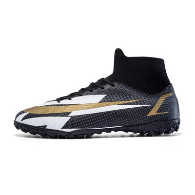 Meeste pika naastjaga jalgpallisaapad Täiskasvanute FG/TF jalgpallijalatsid, libisemiskindlad lastele, kõrged pahkluudega klambrid Professionaalsed murujalgpallitossud 2023