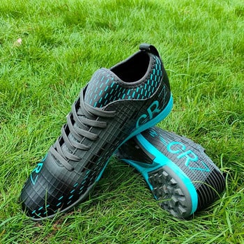 Νέα ανδρικά παπούτσια ποδοσφαίρου εσωτερικού χώρου ποδοσφαίρου Μπότες ποδοσφαίρου Άνετα προπόνηση Εξαιρετικά ελαφριά αντιολισθητικά σχαράκια ποδοσφαίρου μακριές αιχμές ψηλά στον αστράγαλο