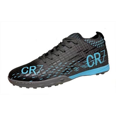 Noi pantofi de fotbal pentru interior pentru gazon pentru bărbați, ghete de fotbal, antrenamente confortabile, ultraușoare, anti-alunecare, crampoane de futsal cu vârfuri lungi, glezne înalte