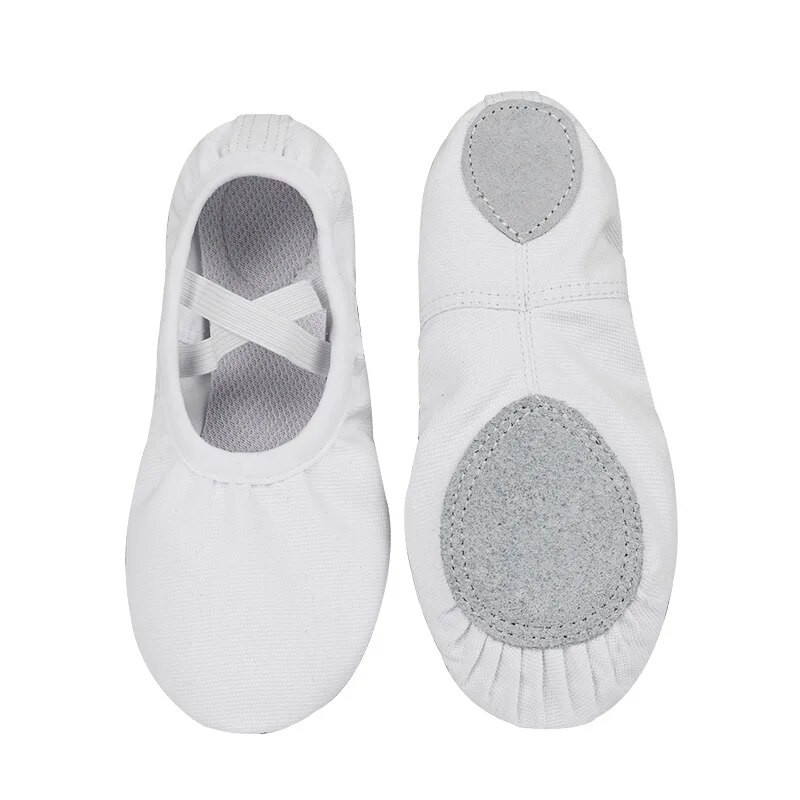 Tüdrukutele, laste pointe kingad, tantsusussid Kvaliteetsed balleriiniharjutused, 6 värviga professionaalsed balletikingad