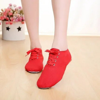 Zapatos Mujer 2024 meeste tantsukingad naistele Ayakkabi tantsujalatsid, disainitud pehmed paeltega lõuendijazzi tantsukingad