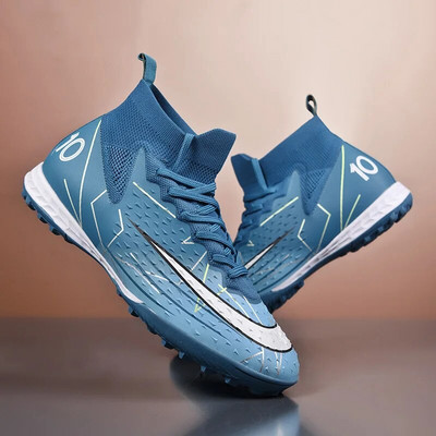 Meeste jalgpallisaapad välistingimustes hulgimüük jalgpallijalatsid Mugavad Superfly siseruumides futsali hingavad treeningjalatsid Drop Shipping