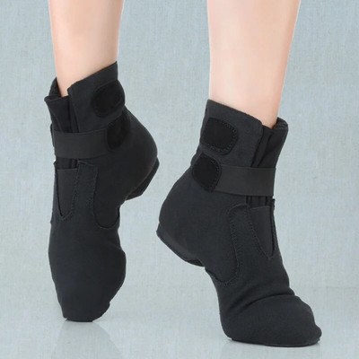 Tantsukingad Nahast lõuend Kõrge ülaosaga džässitantsukingad Meeste Pehme tallaga Naiste Lamedad Treeningsaapad Laste Tossud