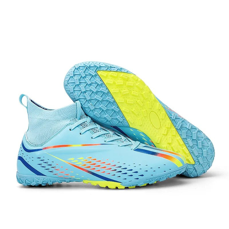 Valged laste jalgpallisaapad TG/FG Jalgpalliväljakujalatsid Originaalsed teismeliste tossud, meeste õuesaapad, 2023. aasta futsal lastele