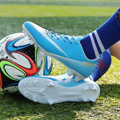 Kvaliteetsed Mbappé jalgpallijalatsid Vastupidavad kerged madalad jalgpallisaapad Mugavad Futsali treeningklambrid, hulgimüük Suurused 32–47