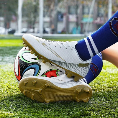 Kvaliteetsed Mbappé jalgpallijalatsid Vastupidavad kerged madalad jalgpallisaapad Mugavad Futsali treeningklambrid, hulgimüük Suurused 32–47