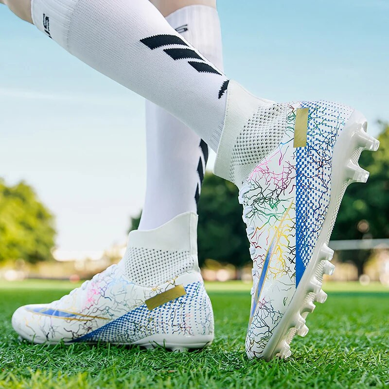 Meeste Jalgpallijalatsid Jalgpallisaapad Originaalsed Klambrid Muru Treening Tossud Futsal Professionaalne Unisex poistele Lapsed Õues