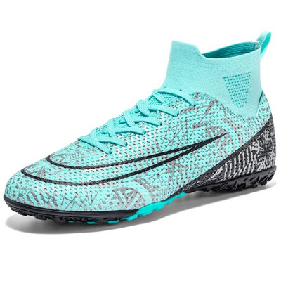 Nauji Futbolo batai su ilga spygliuočiais Vaikiški Futbolo bateliai Neslystantys FG/TF Zapatos De Futbol Aukštos kokybės sportbačiai