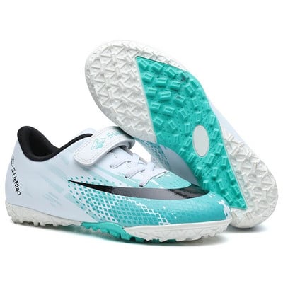 Нови футболни обувки за момчета и момичета Спортни спортни водоустойчиви футболни обувки за трева Унисекс обувки за тренировки, удобни, неплъзгащи се меки