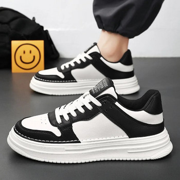 Νέα ανδρικά παπούτσια Skateboarding Fashion Casual Sneakers Φοιτητικό All-Match Λευκά αθλητικά παπούτσια Δωρεάν εύκαμπτη δερμάτινη ραφή