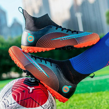 Нови мъжки професионални футболни обувки Противохлъзгащи се Тренировка на трева Високи футболни бутли Футболни обувки Ултралеки FG/TF Неплъзгащи се