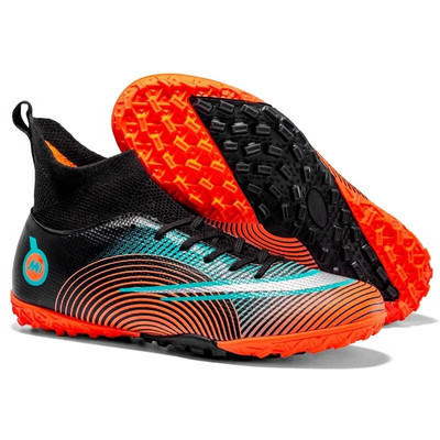 Uued Meeste Professionaalsed Jalgpallijalatsid Libisemisvastased Rohutreeningud Kõrge tipuga Jalgpalliklambrid Jalgpallisaapad Ülikerged FG/TF Libisemiskindlad