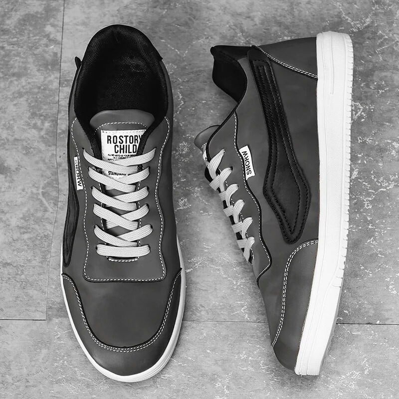 Vyriški odiniai batai PU sportbačiai Trend bėgimo bateliai Itališki kvėpuojantys vyriški sportbačiai neslystanti avalynė Vyriški vulkanizuoti batai 2022 m.