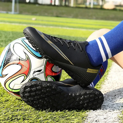 Ποιότητα MessiSoccer Cleats Ανθεκτικά ελαφριά Χαμηλά κορυφαία παπούτσια ποδοσφαίρου Άνετα αθλητικά παπούτσια ποδόσφαιρο σάλας χονδρικής πώλησης 32-47 μέγεθος