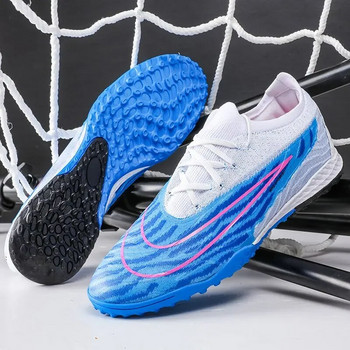 Ανδρικά παπούτσια ποδοσφαίρου Εξαιρετικά ελαφριά άνετα προπόνηση για τον αστράγαλο Αθλητικά σχαράκια ποδοσφαίρου χλοοτάπητα Futsal Long Spikes Κορυφαίας ποιότητας μπότες