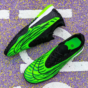 Мъжки футболни обувки Ултра леки удобни спортни щипки за тренировка на глезена Тревна трева Футзал Дълги шипове Ботуши за крака с най-високо качество